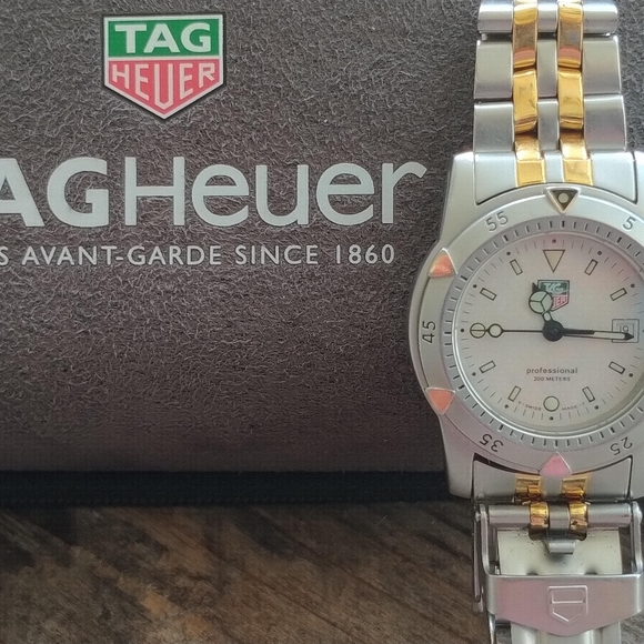 Tag Heuer Accessories - Tag Heuer Professional 1500 White Granite Dial Ladies Watch